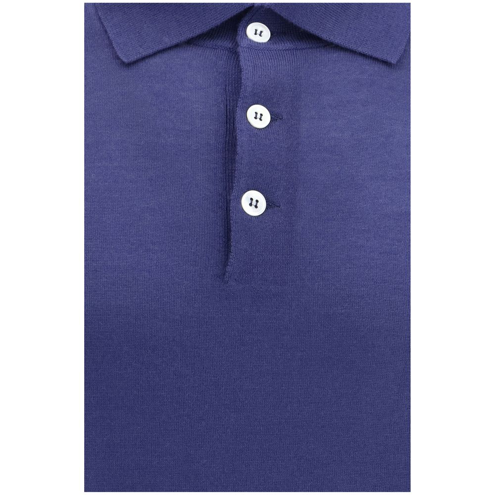 Blue Cashmere Dress Shirt