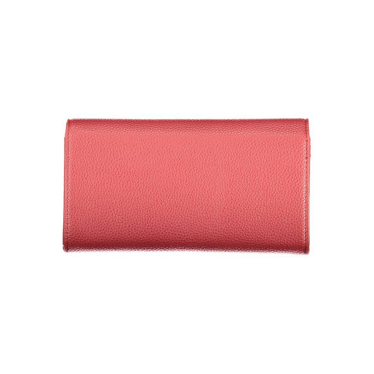 Rosso Polyurethane Women Wallet