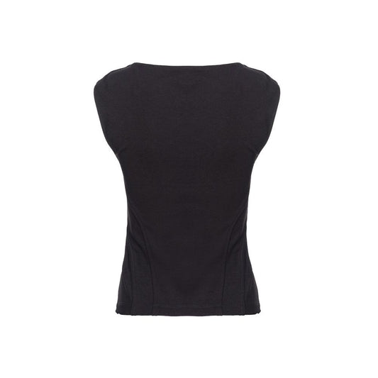 Black Nylon T-Shirt