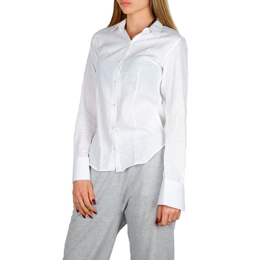 White Cotton Dress Shirt