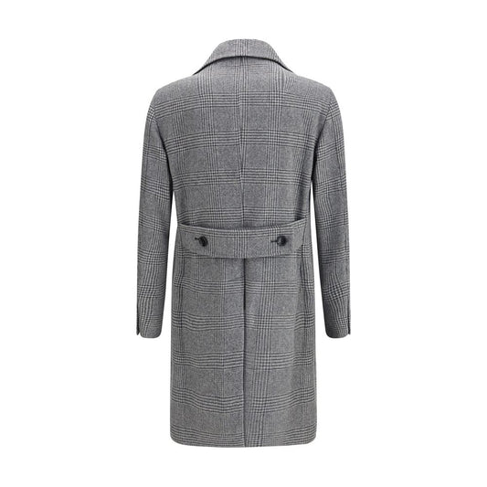 Gray Fleece Wool Coat