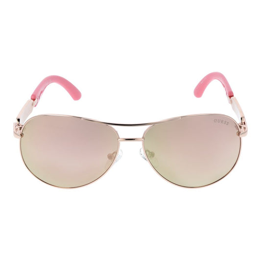 Rose Gold Metal Sunglasses