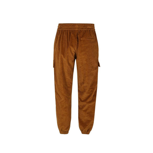 Brown Cotton Cargo Pants