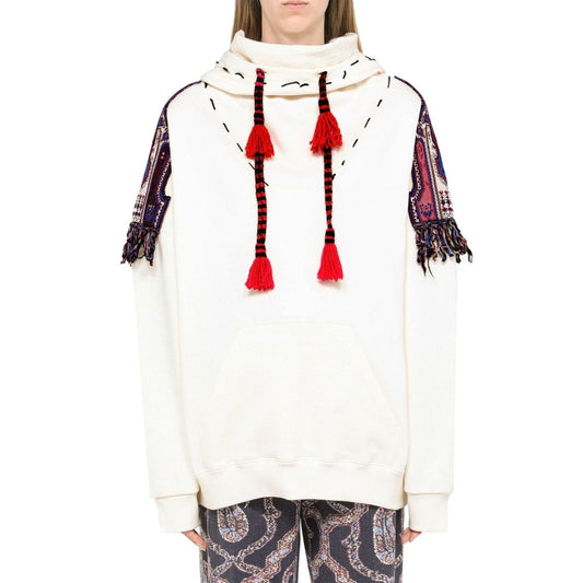 White Cotton Sweatshirt