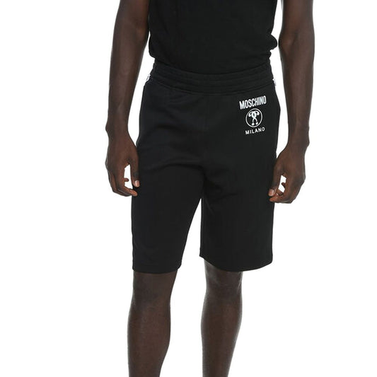 Black Elastane Shorts