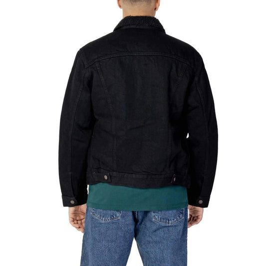 Black Cotton Denim Jacket