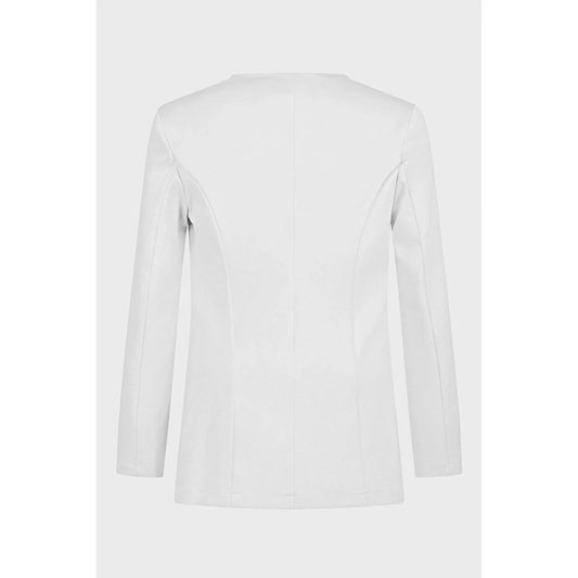 White Viscose Blazer
