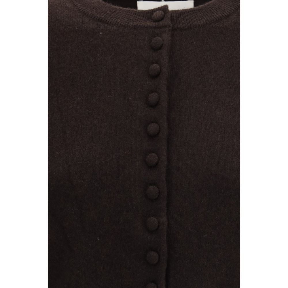 Brown Cashmere Cardigan