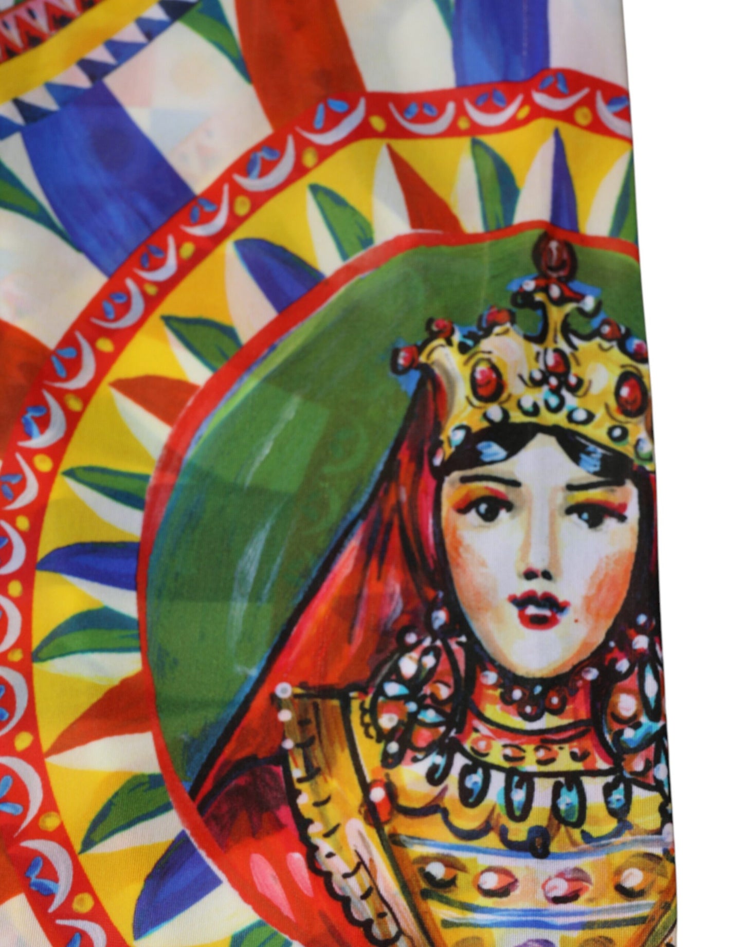 Multicolor Carretto Leggings High Waist Pants