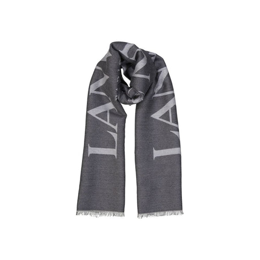 Gray Silk Scarf