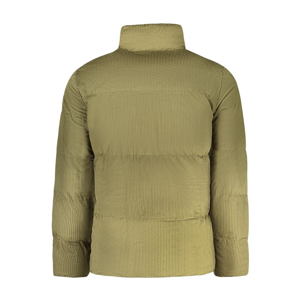 Green Polyester Coat