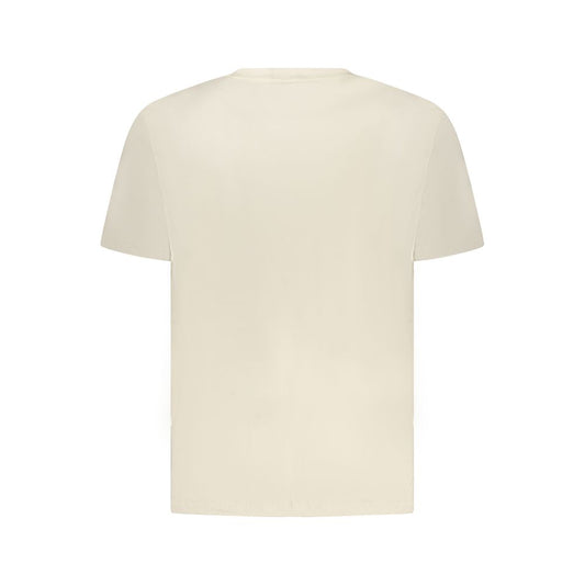Beige Cotton Men's T-Shirt