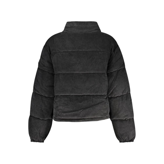 Black Polyester Shell Jacket