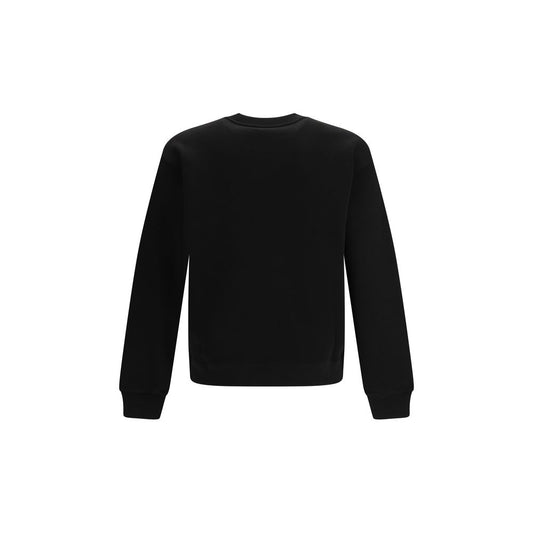 Black Cotton Sweatshirt