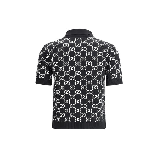 Black Wool Pattern Shirt