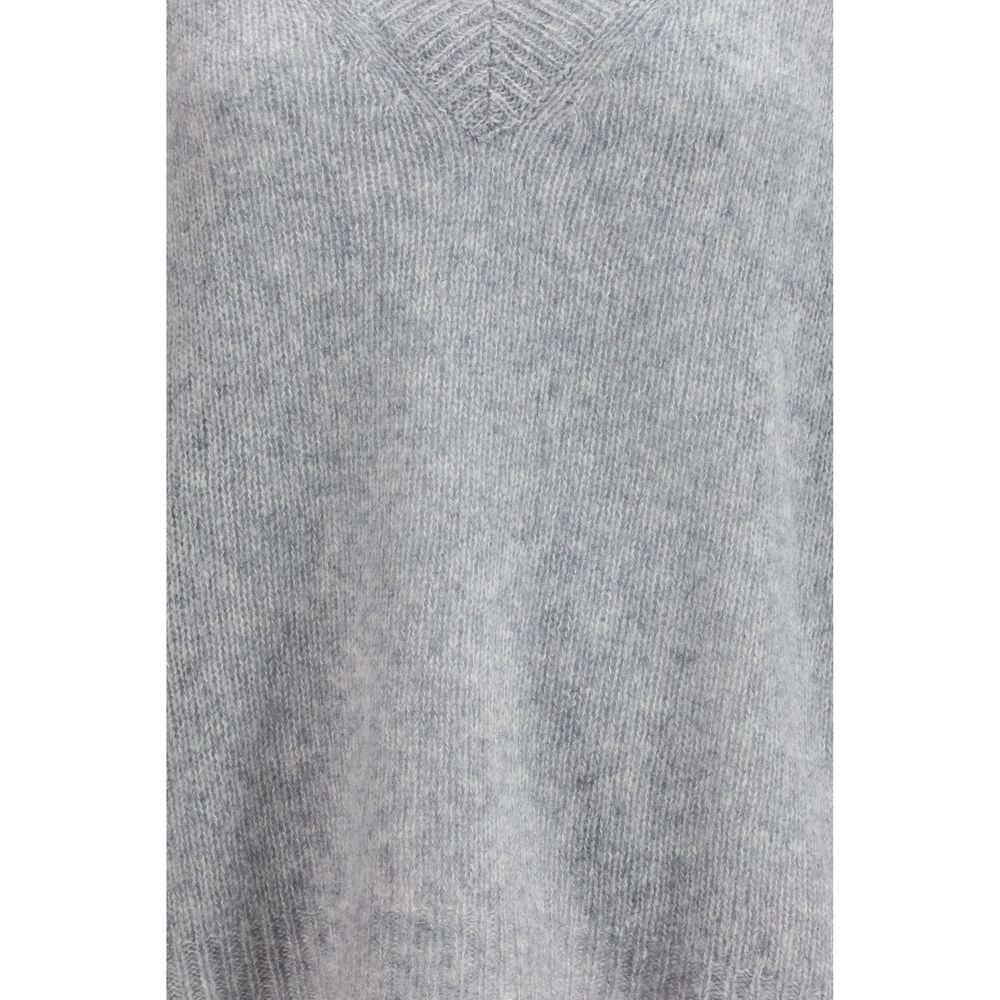 Gray Cashmere Sweatshirt