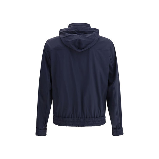 Blue Polyamide Shell Jacket