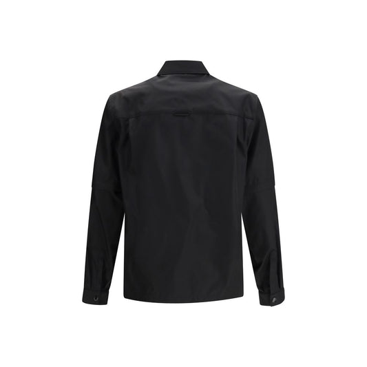 Black Recycled Polyamide Jackets And Coat