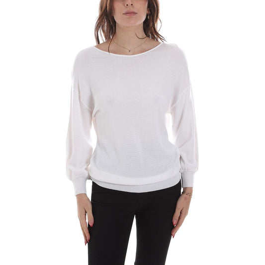 White Viscose Sweatshirt