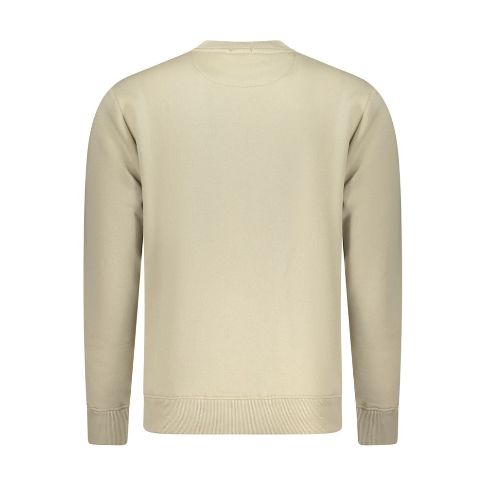 Beige Cotton Men's Sweatshirt