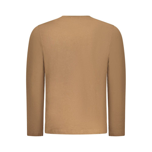 Marrone Cotton Men T-Shirt