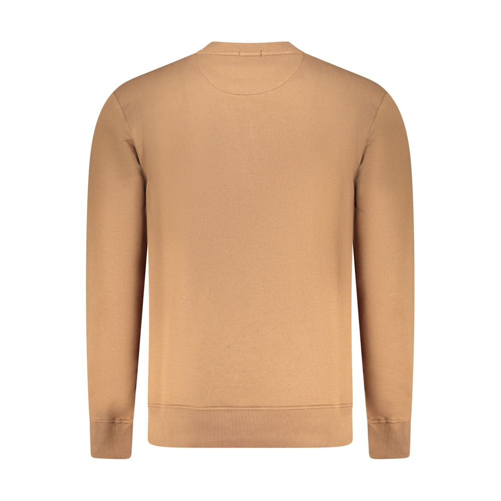 Marrone Cotton Men Sweatshirt