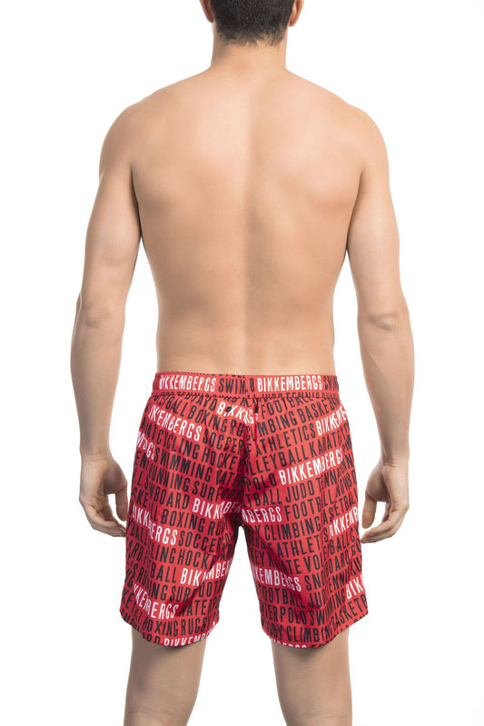 Multicolor Polyester Swim Shorts
