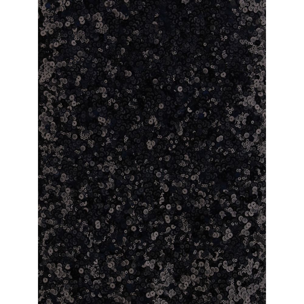 Black Polyester Cocktail Dress