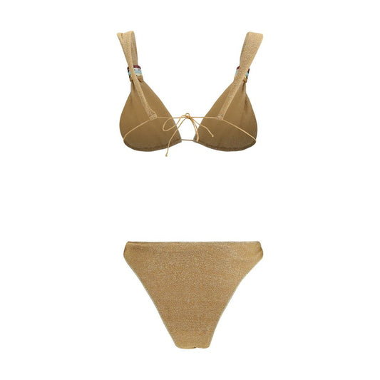 Gold Polyamide Bikini