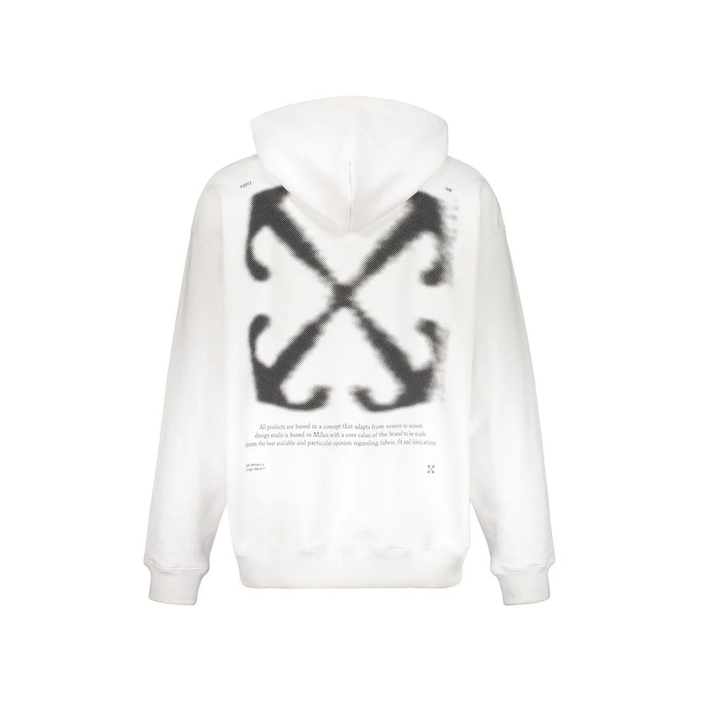 White Cotton Sweatshirt