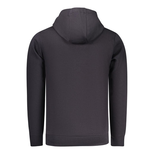 Blue Cotton Men's Hoodie