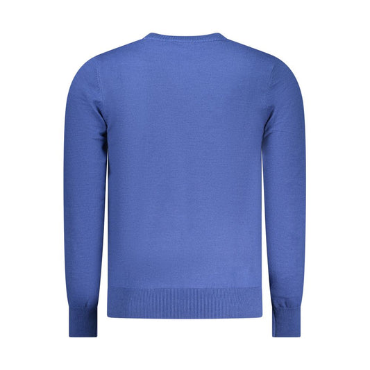 Blu Polyester Men Sweater