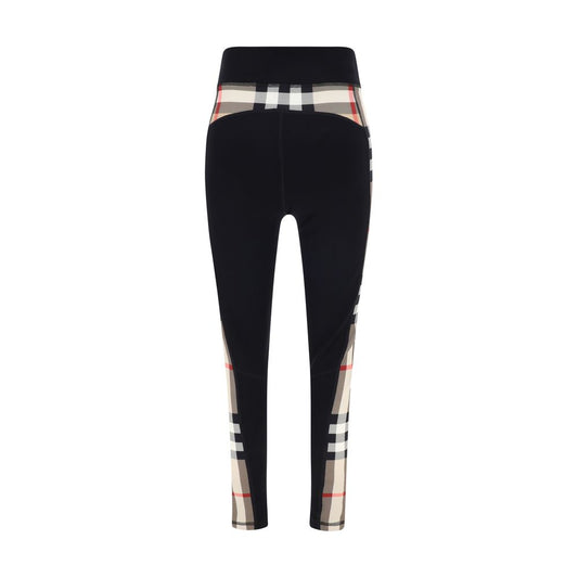 Black Elastane Leggings