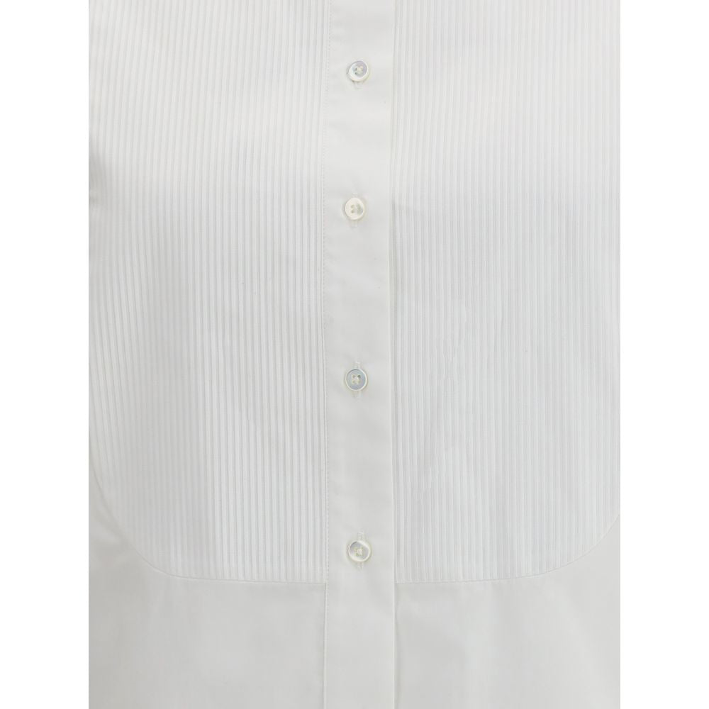 White Cotton Dress Shirt