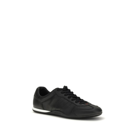 Black Calf Leather Bos Taurus Low Top Sneakers