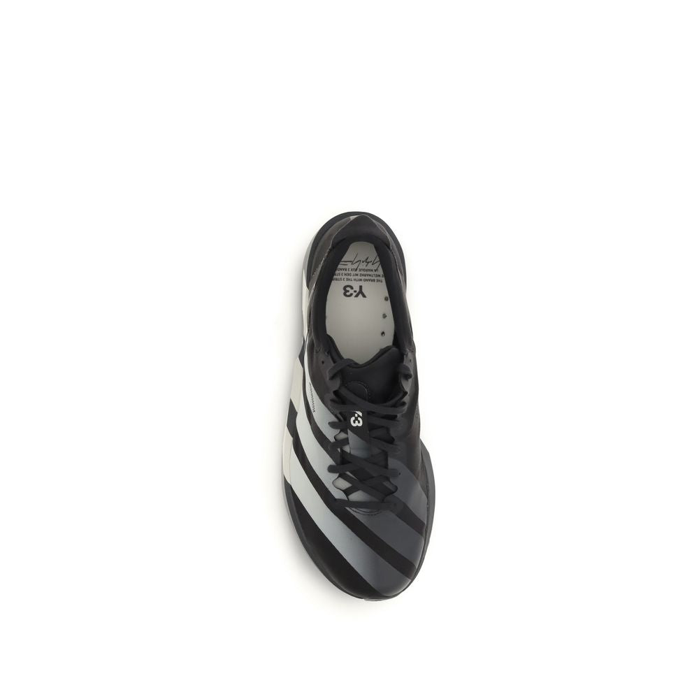 Black Polyamide Athletic Sneakers