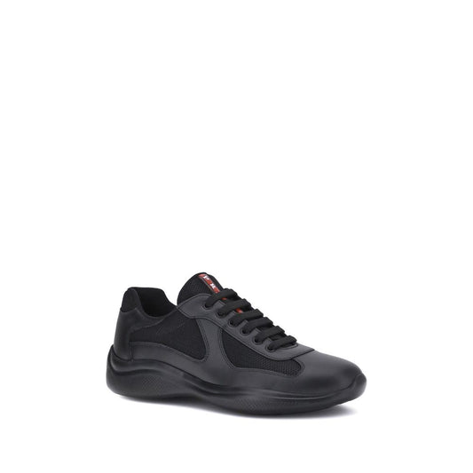Black Calf Leather Bos Taurus Athletic Sneakers