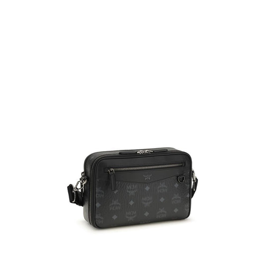 Black Polyethylene Shoulder Bag