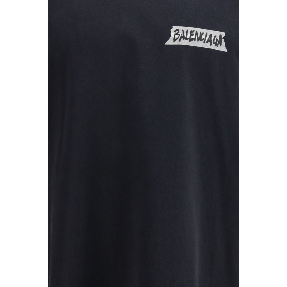 Black Cotton T-Shirt