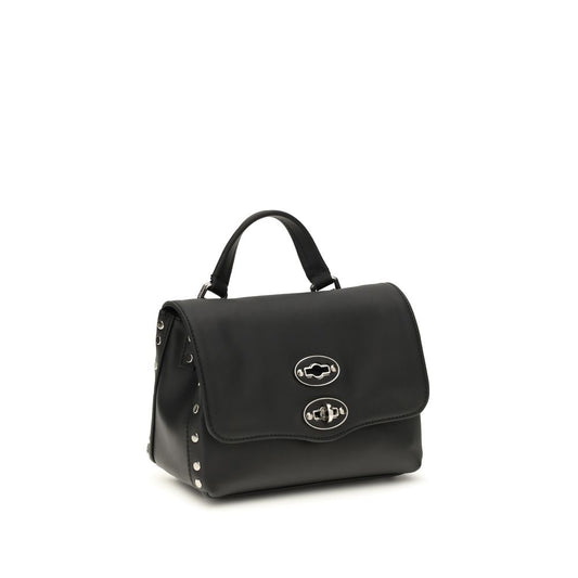 Black Calf Leather Bos Taurus Handbag