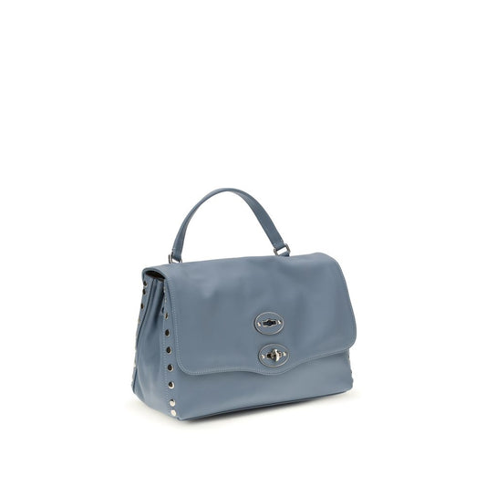 Light Blue Calf Leather Bos Taurus Handbag