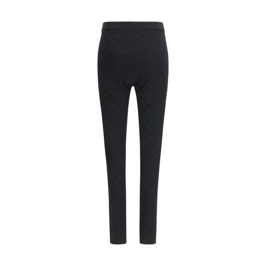 Black Viscose Leggings