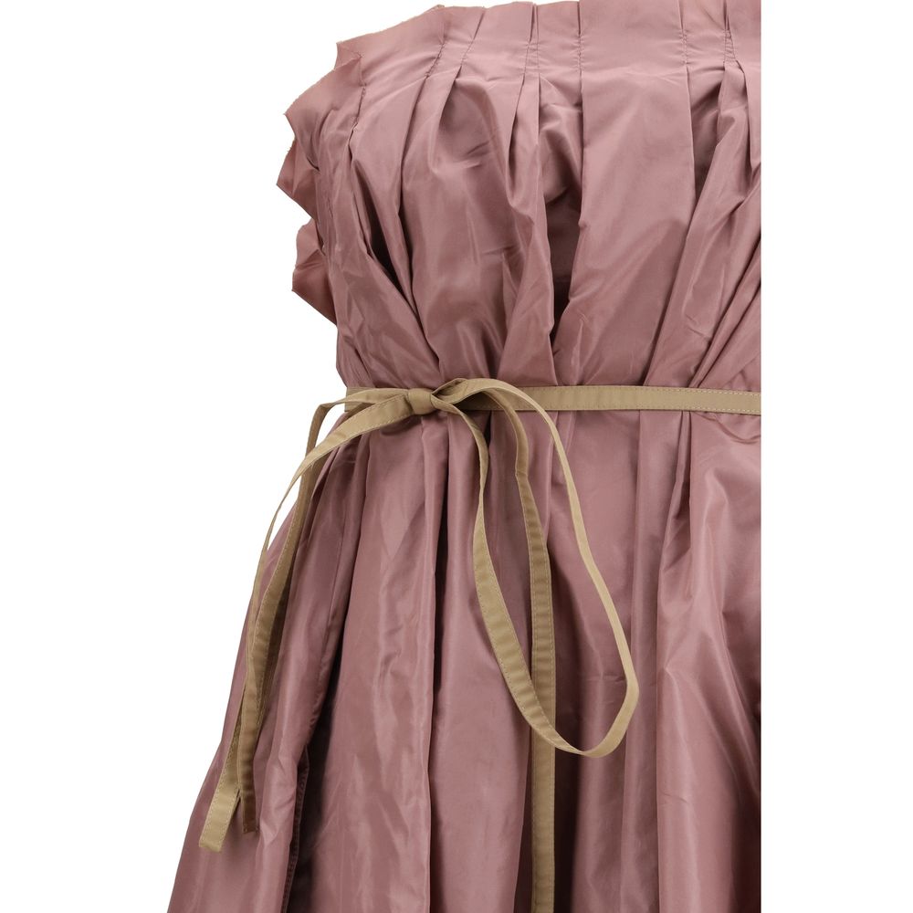 Multicolor Silk Long Dress