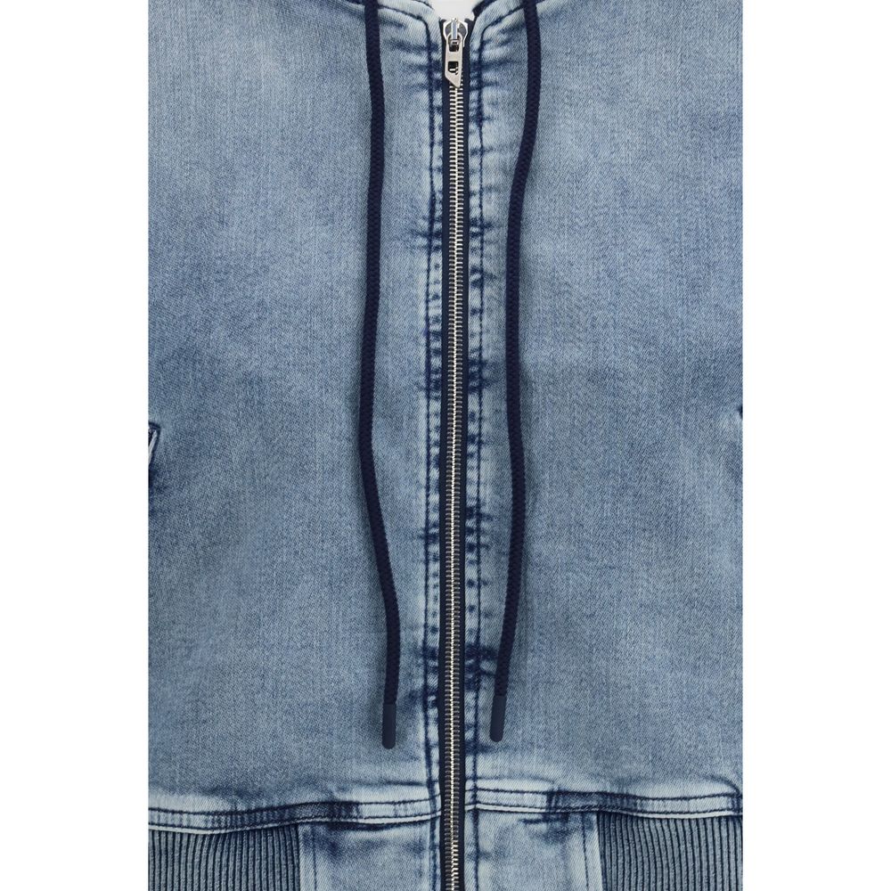 Blue Cotton Sweatshirt