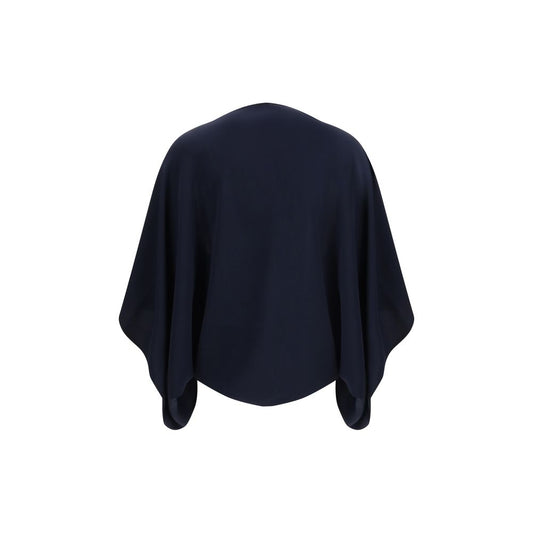 Blue Polyester Sweatshirt