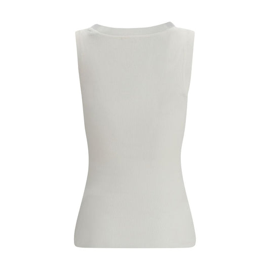 Cream Cotton Tank Tops