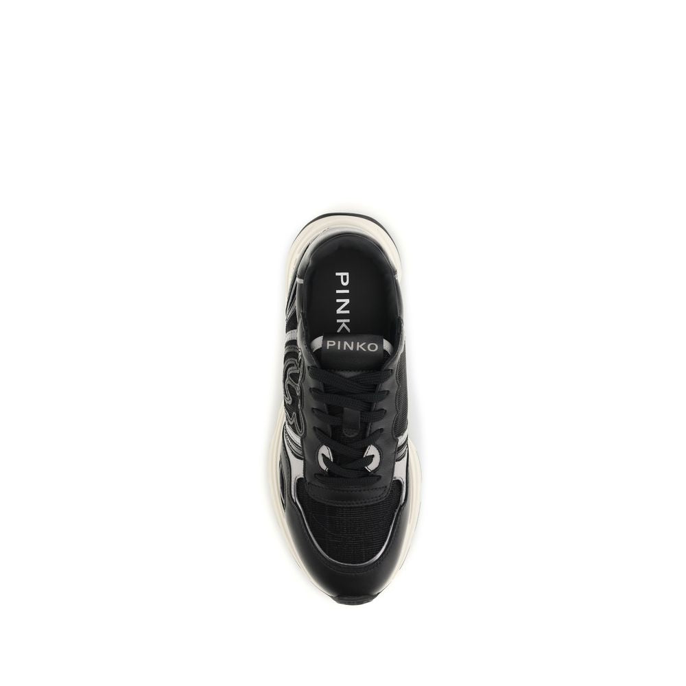 Black Calf Leather Bos Taurus Athletic Sneakers