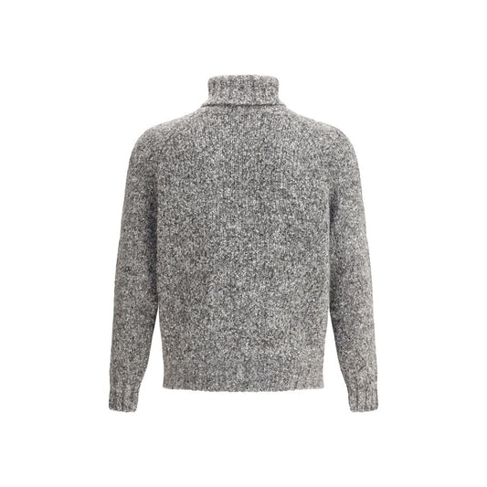 Gray Alpaca Vicugna Pacos Turtleneck