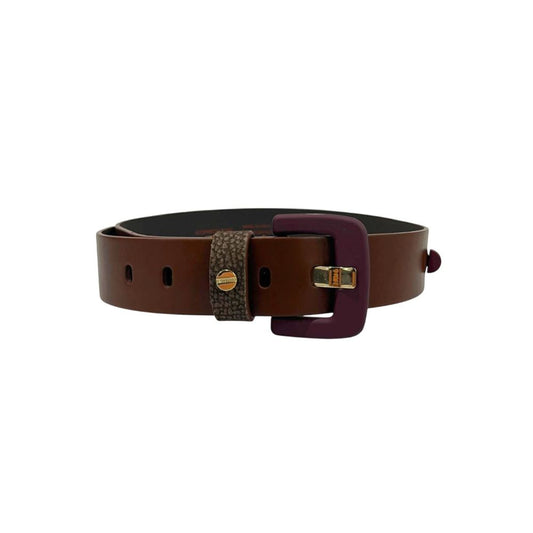 Brown Genuine Leather Women Belt