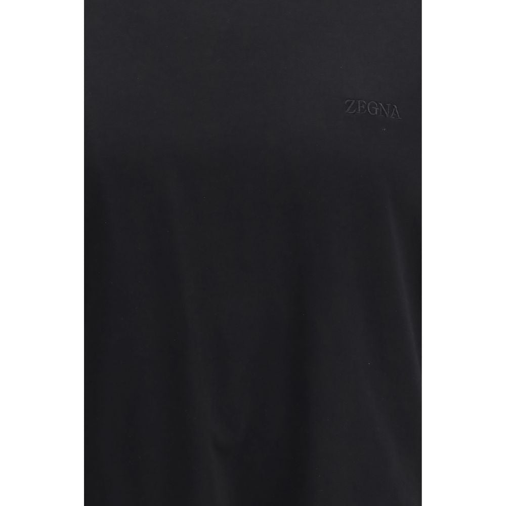 Black Cotton T-Shirt